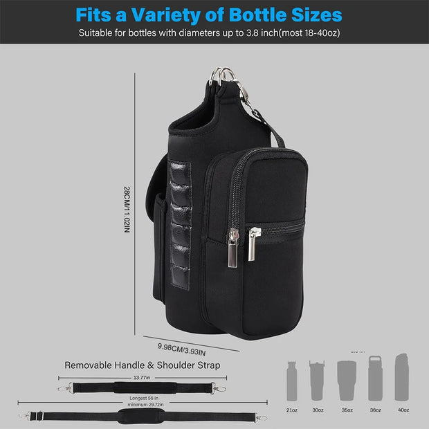 Magnetic Water Bottle Sling Bag with Phone Pocket – UK