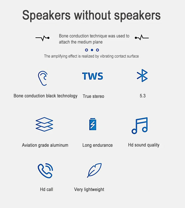 Bone Conduction Speaker UK – Open-Ear, Hi-Fi, Sucker Mount