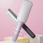 Self-Cleaning Hairbrush for Women – One-Click Detangling, Scalp Massage & Anti-Static Design