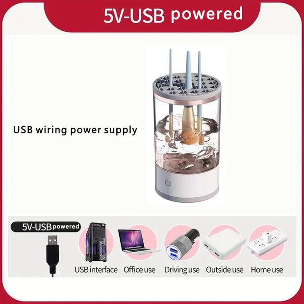 USB Electric Makeup Brush Cleaner – Fast, Portable & Hygienic