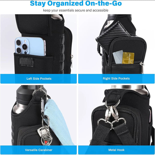 Magnetic Water Bottle Sling Bag with Phone Pocket – UK