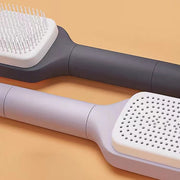 Self-Cleaning Hairbrush for Women – One-Click Detangling, Scalp Massage & Anti-Static Design