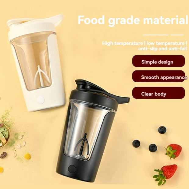 Electric Protein Shaker Bottle UK – USB-C Self-Stirring Mug