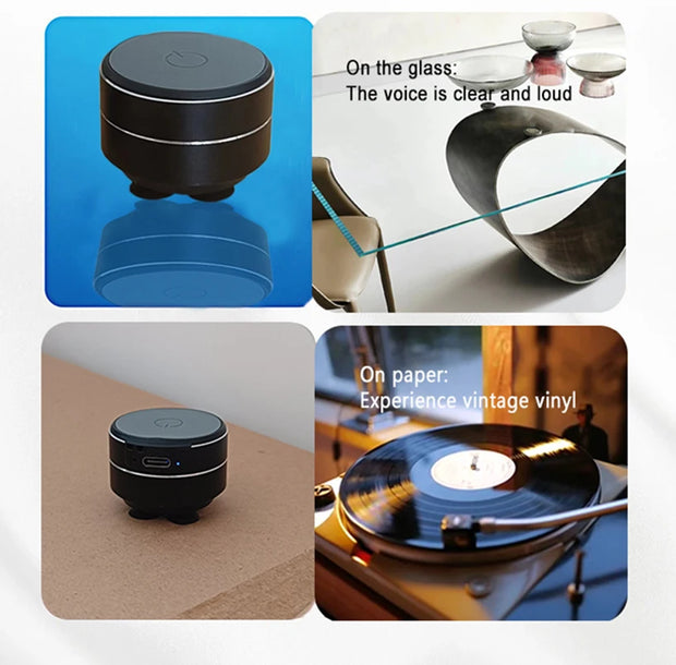 Bone Conduction Speaker UK – Open-Ear, Hi-Fi, Sucker Mount